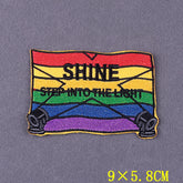 Bügelaufkleber - Regenbogen Pride